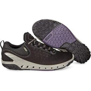ECCO Womens Biom Terrain Gore-Tex Waterproof Hiking Shoes Size 7.5 US Black & Gr